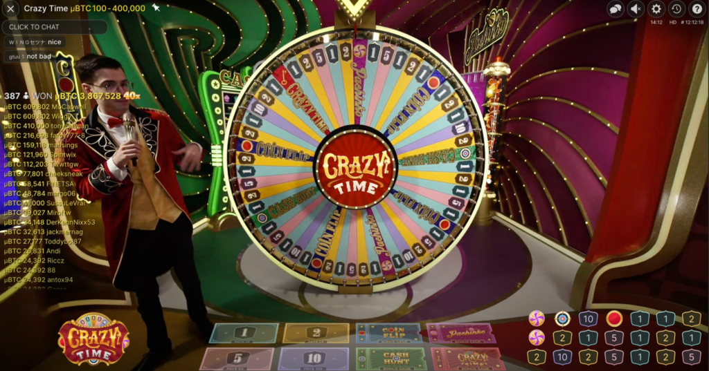 Скриншоты Crazy Time