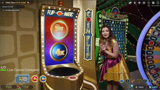 Бонусный раунд подбрасывания монеты